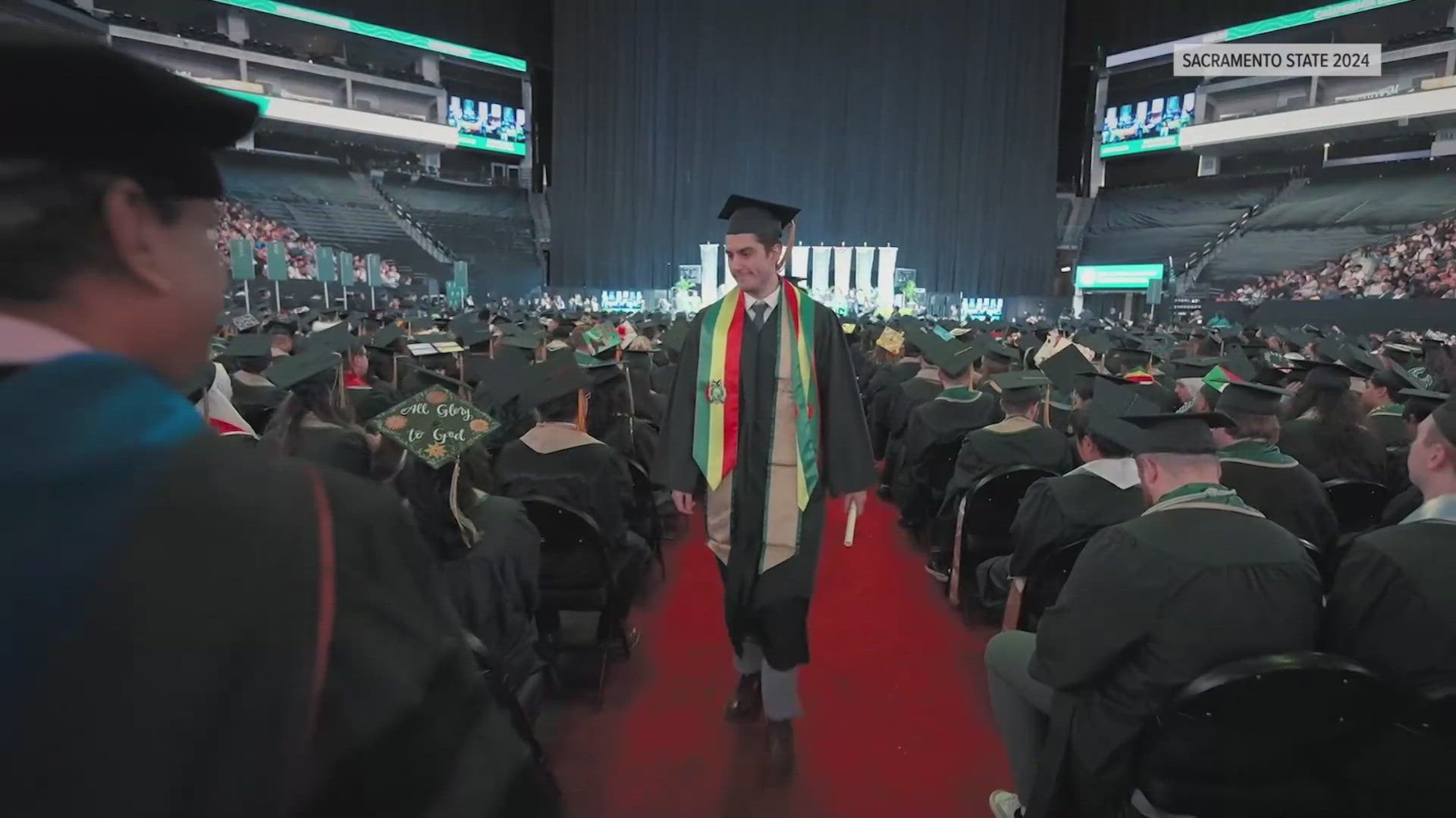 Preparations are underway for Sacramento State's 2025 Spring Commencement ceremonies, which will be held Friday and Saturday.
