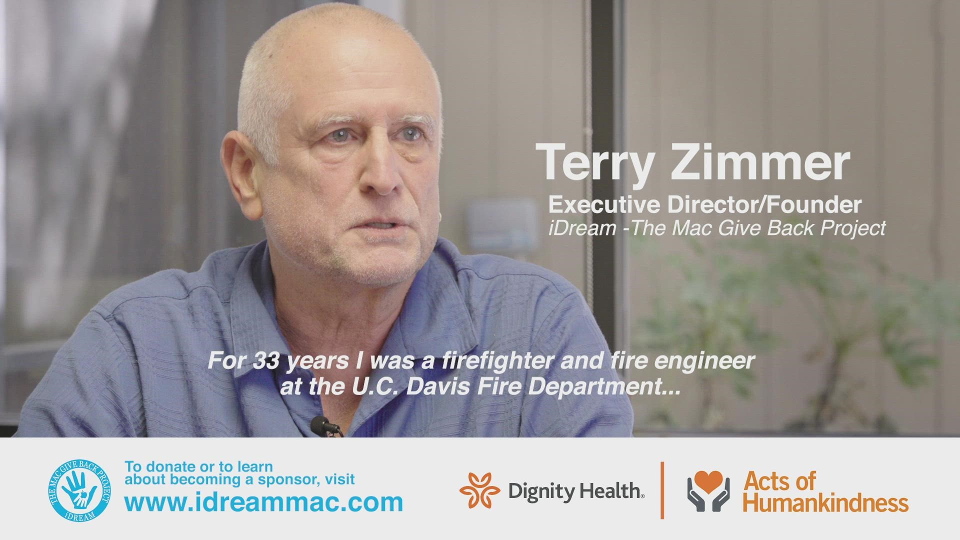 Terry Zimmer founded iDream the Mac Giveback Project in 2018 to provide computers to individuals and families in need.