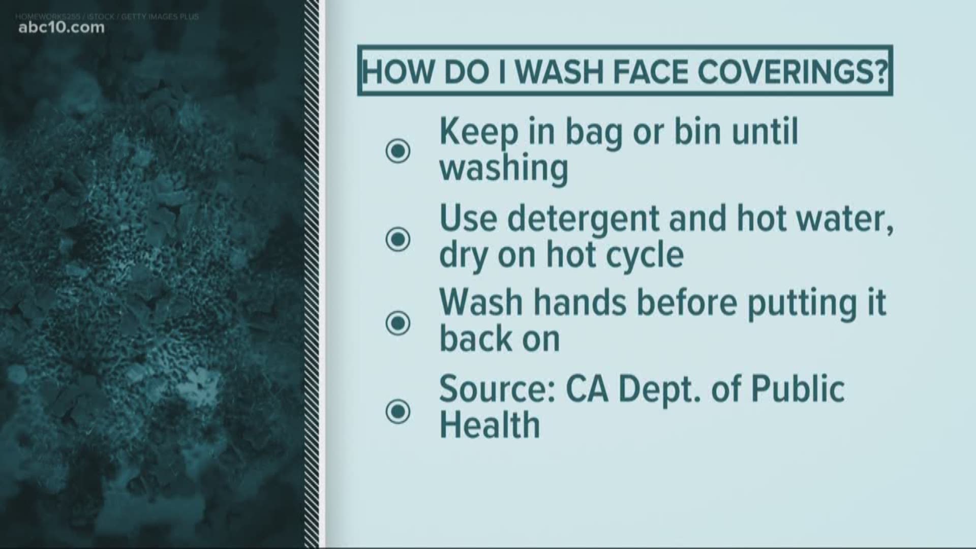At ABC10, we're dedicated to answering your questions with facts, not fear during the coronavirus outbreak.