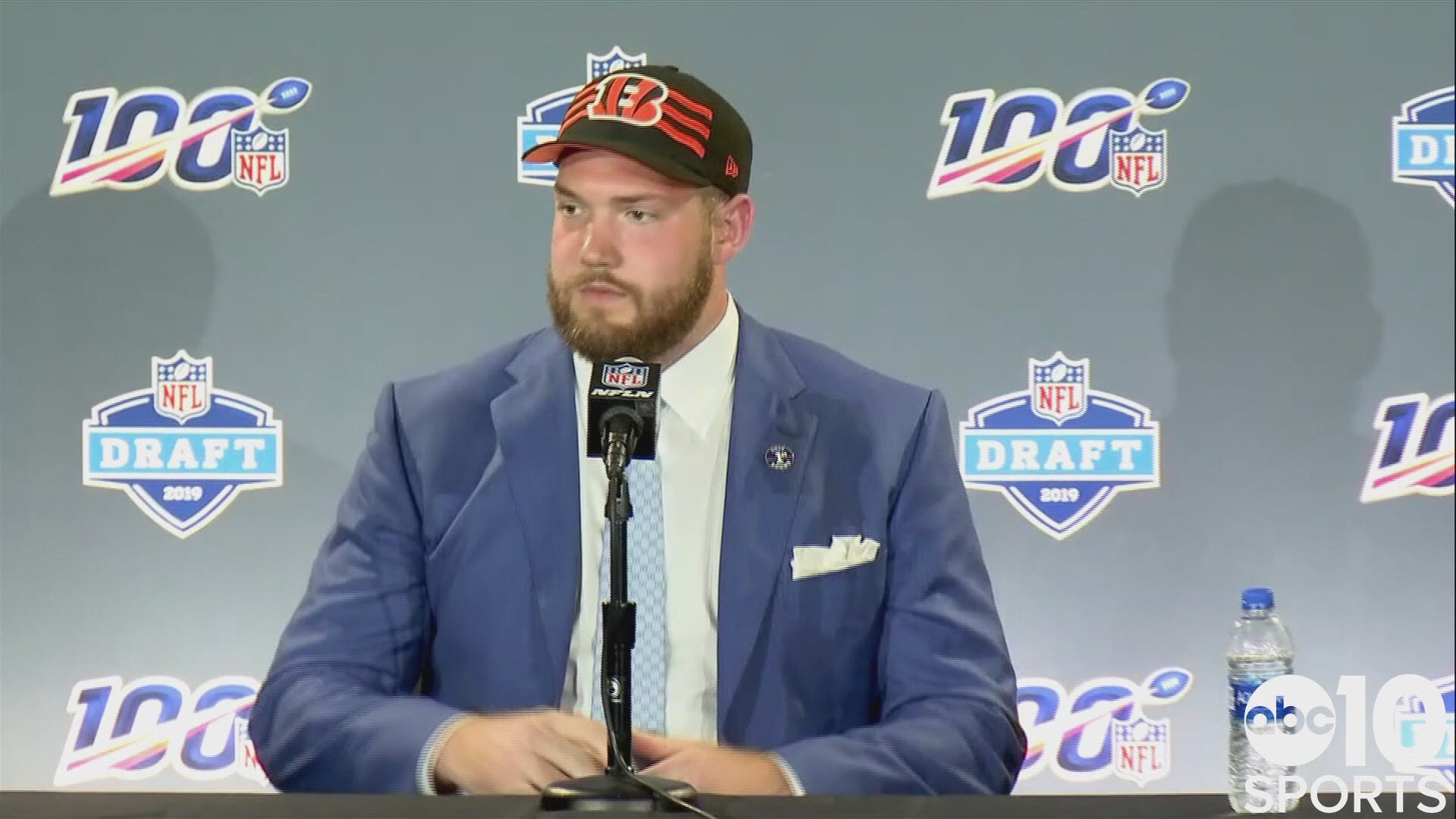 Former Folsom Bulldogs star Jonah Williams talks about being selected out of Alabama to the Cincinnati Bengals with the 11th overall pick of the 2019 NFL Draft in Nashville.