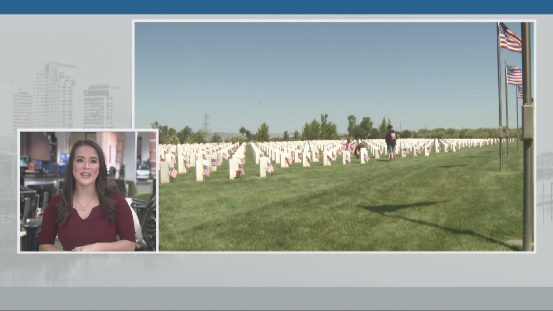 Volunteers gathered in Dixon to place flags on the graves of fallen vets for Memorial Day weekend. 