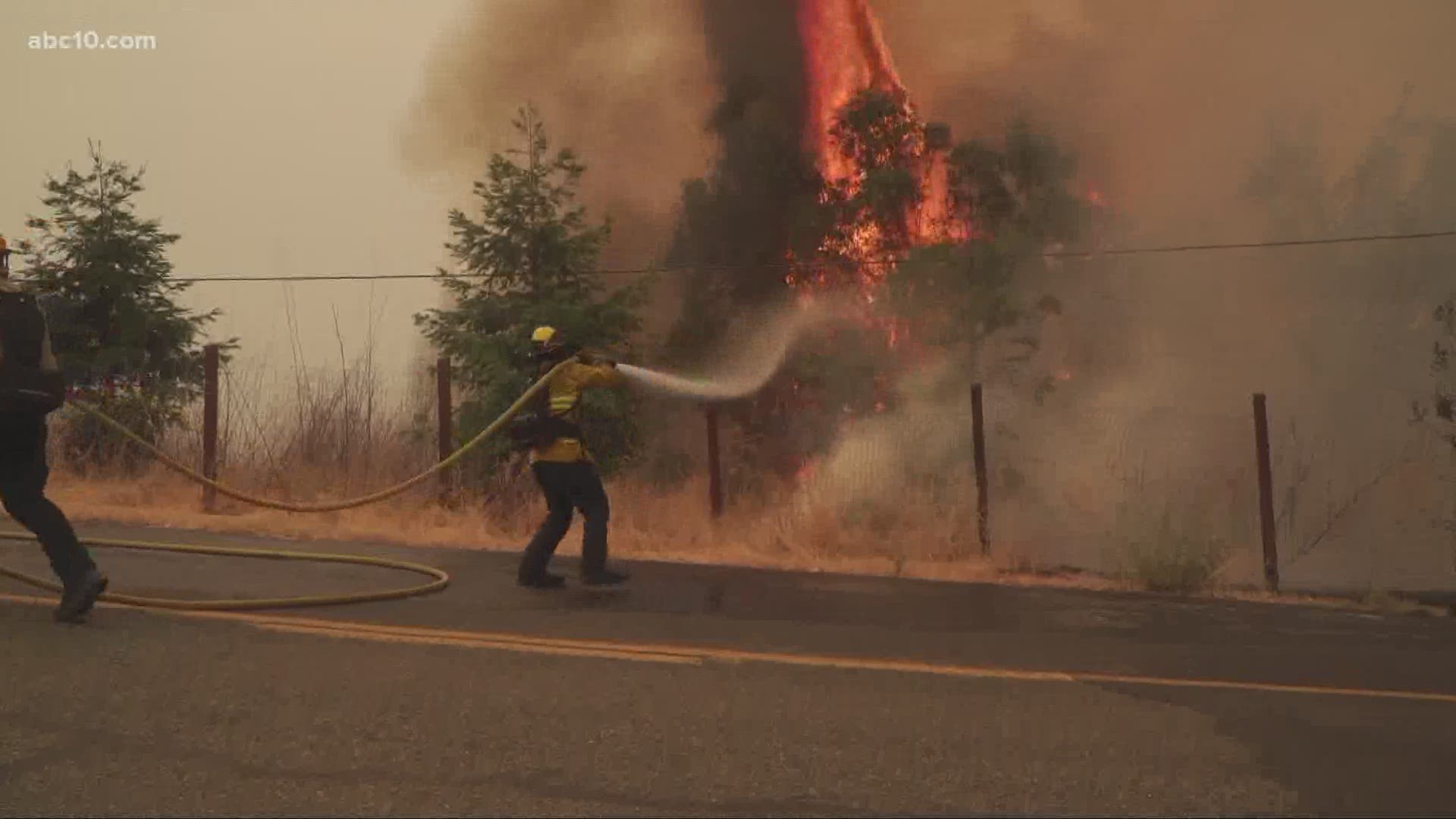 LNU Lightning Complex Fire forces evacuations in Vacaville, Fairfield areas