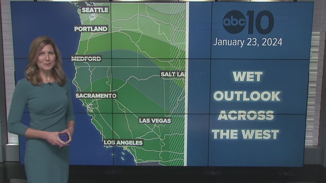 California Storm Watch Wet outlook across the west