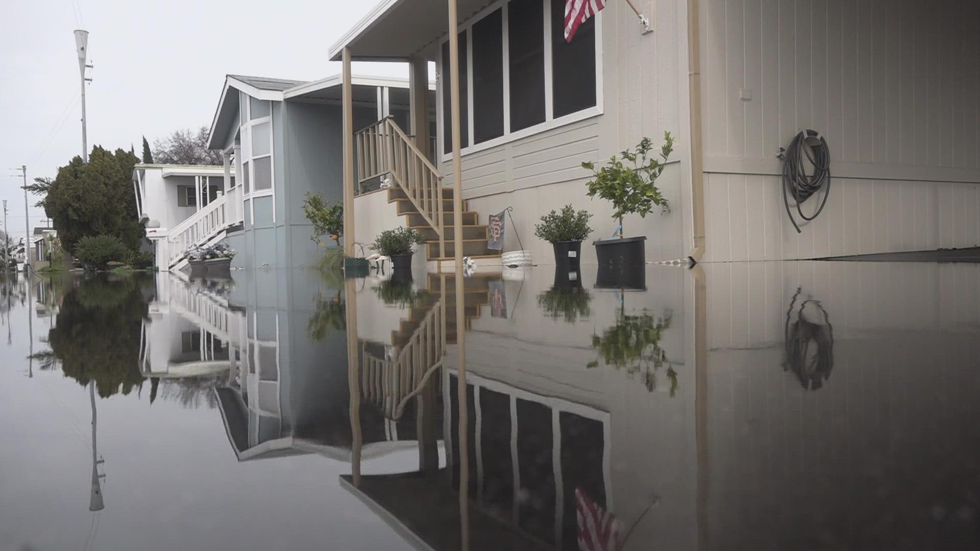 Stockton storm Power outages continue at Morada mobile home park