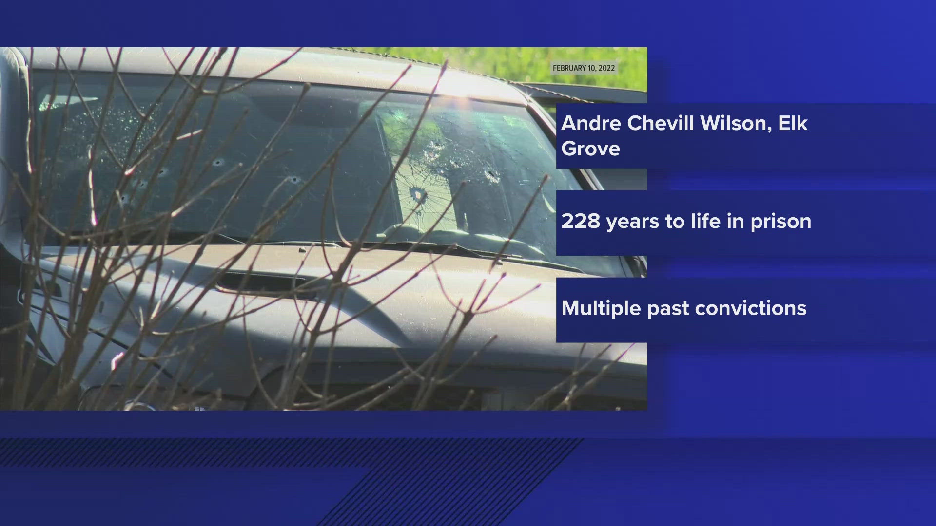 Prosecutors say Andre Chevil Wilson had four prior 'strike' convictions, all in Alameda County.