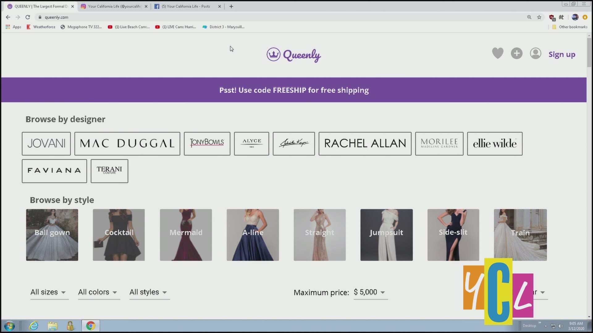 Queenly is a peer-to-peer marketplace for the formal wear industry. Queenly is currently available on iOS and web.