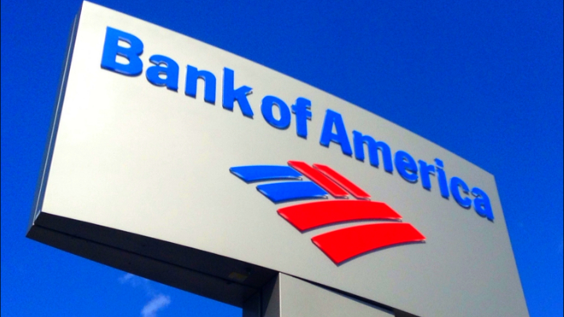 Why are several Bank of America branches closed?