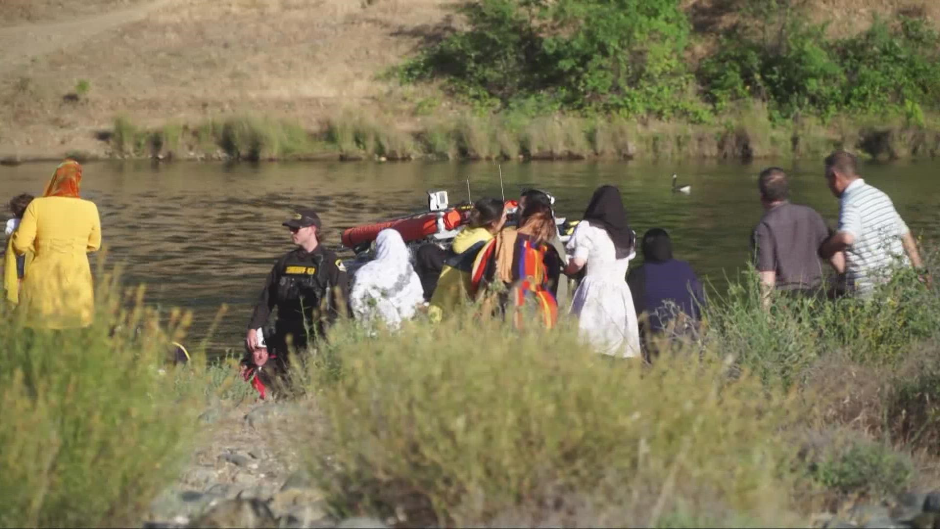A family member told ABC10 that a man pulled from the American River by Sacramento Metropolitan firefighters has died.