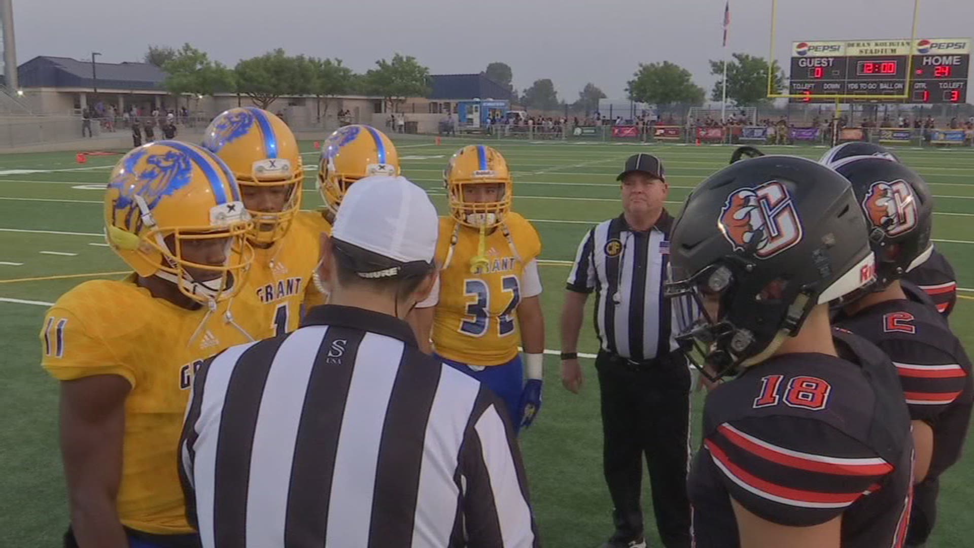 After opening their season with a win at home, the Grant Pacers drop their second game of the season against the Central Grizzlies of Fresno 48-12. (Courtesy: KFSN)