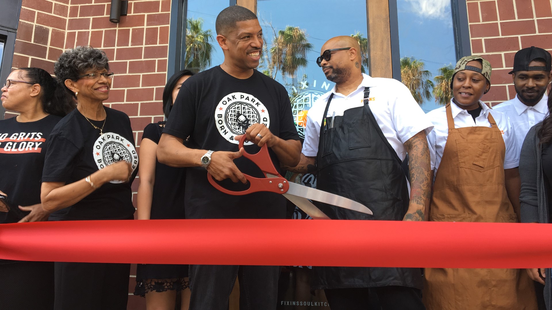 Fixins Soul Kitchen is the new kid on the block. This soul food restaurant celebrated its grand opening on Wednesday morning.