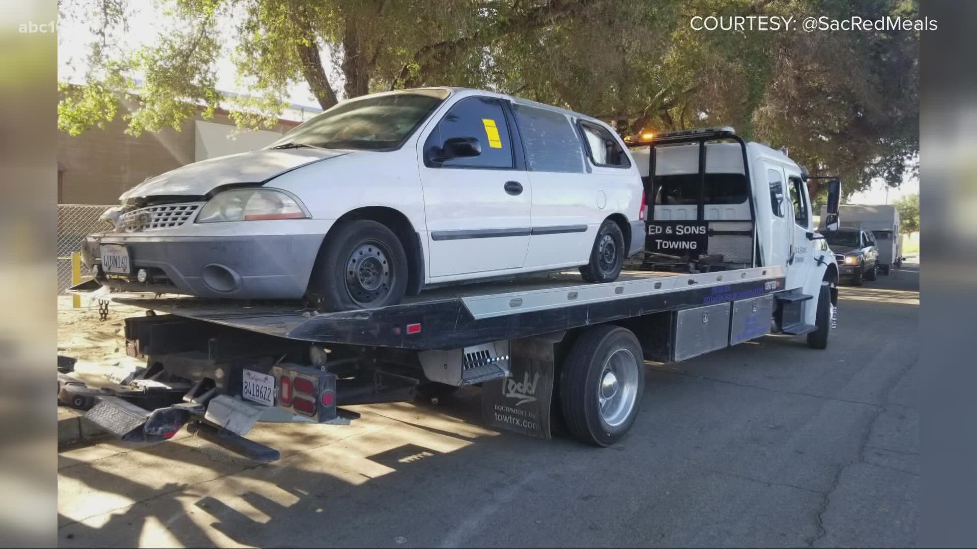 Vehicles towed from Sacramento homeless camp | abc10.com