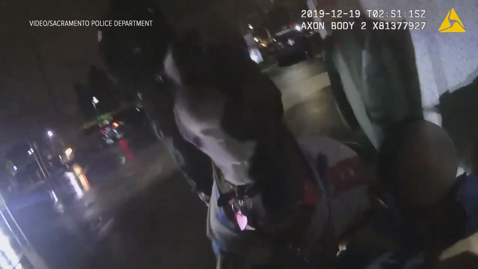 Newly released video from Sacramento police raises new questions about what happened in December when officers responded to reports of an aggressive dog in midtown.
