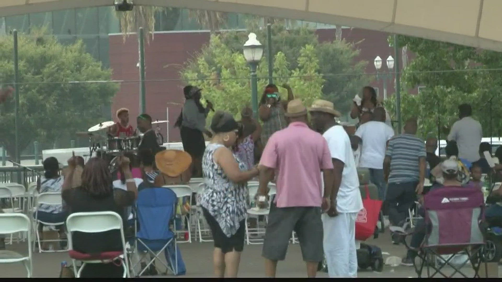 19-year-old Kayla Benjamin was out having fun at the annual Stockton Black Family Day.