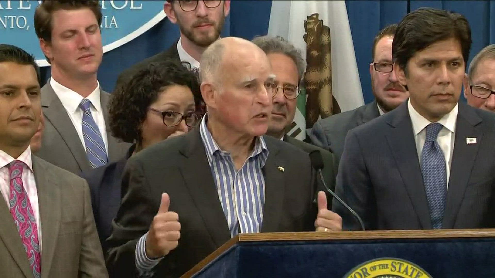 California lawmakers voted Monday to extend a climate change initiative that Gov. Jerry Brown holds up as a model for states and nations looking to lower carbon emissions.
