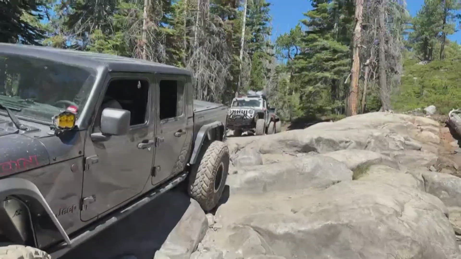 Inside the rugged Rubicon Trail: Massive rocks and rough terrain ...