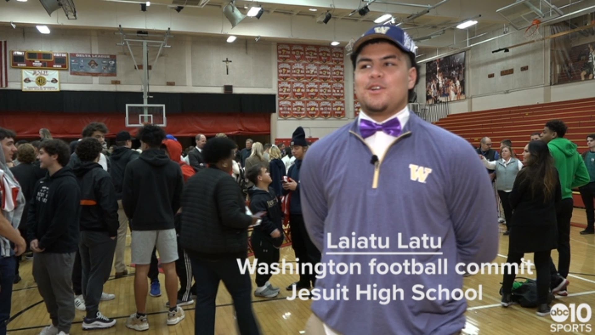From Sacramento to Seattle: Jesuit football star Laiatu Latu discusses his decision to join the Washington Huskies on National Signing Day