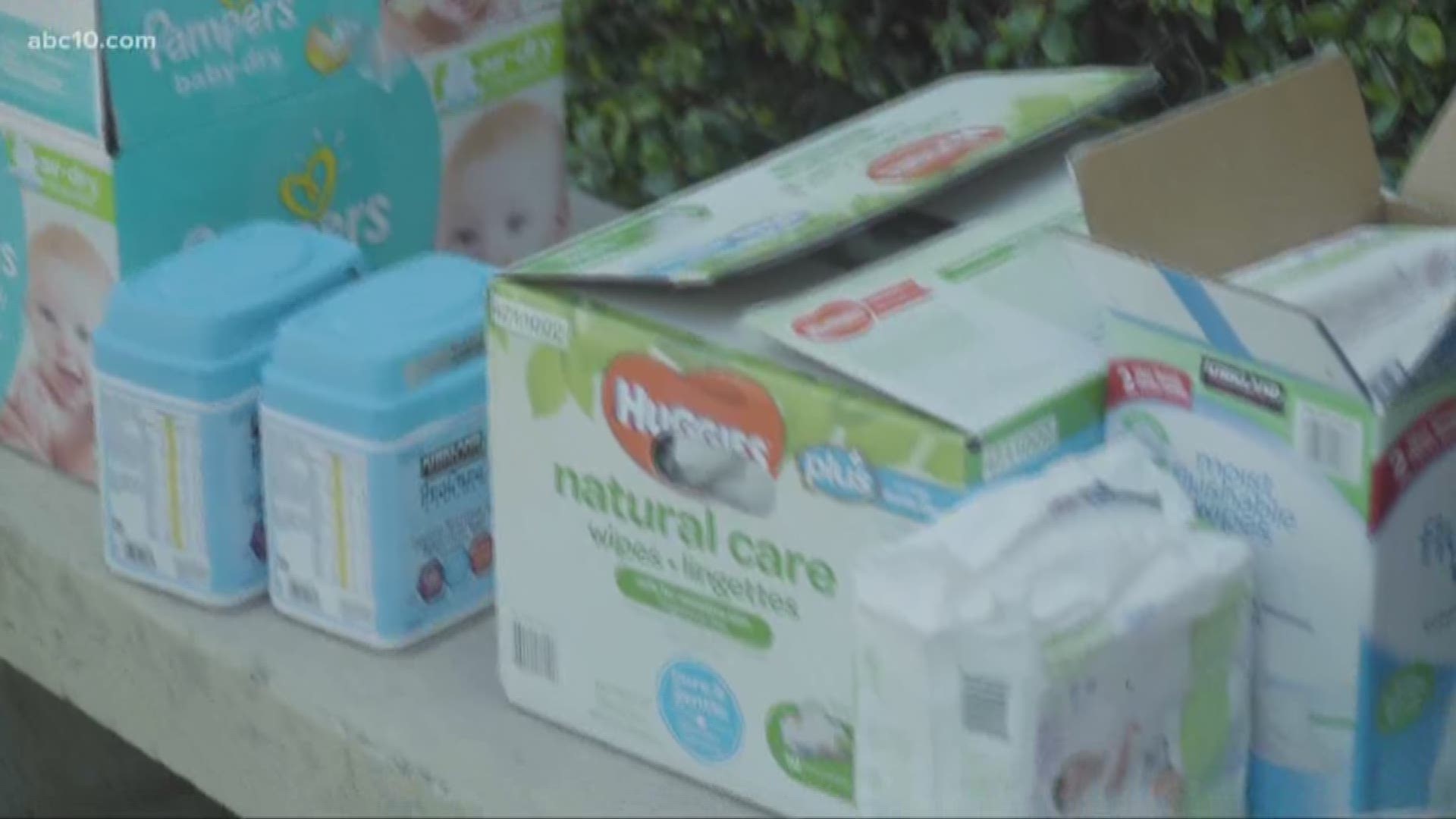 While store shelves are empty of baby products as people stock up in fear of coronavirus, a Sutter Health doctor is handing them out curbside in Stockton.