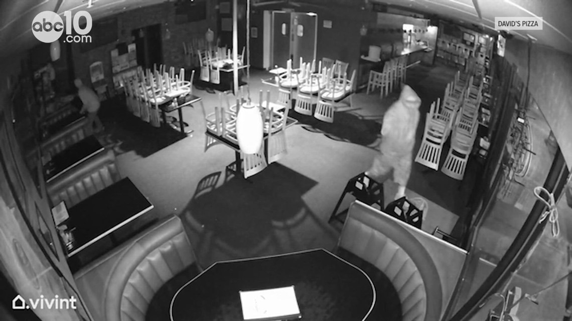 Dave's Pizza in Stockton: Burglary caught on camera - Vimarsana News