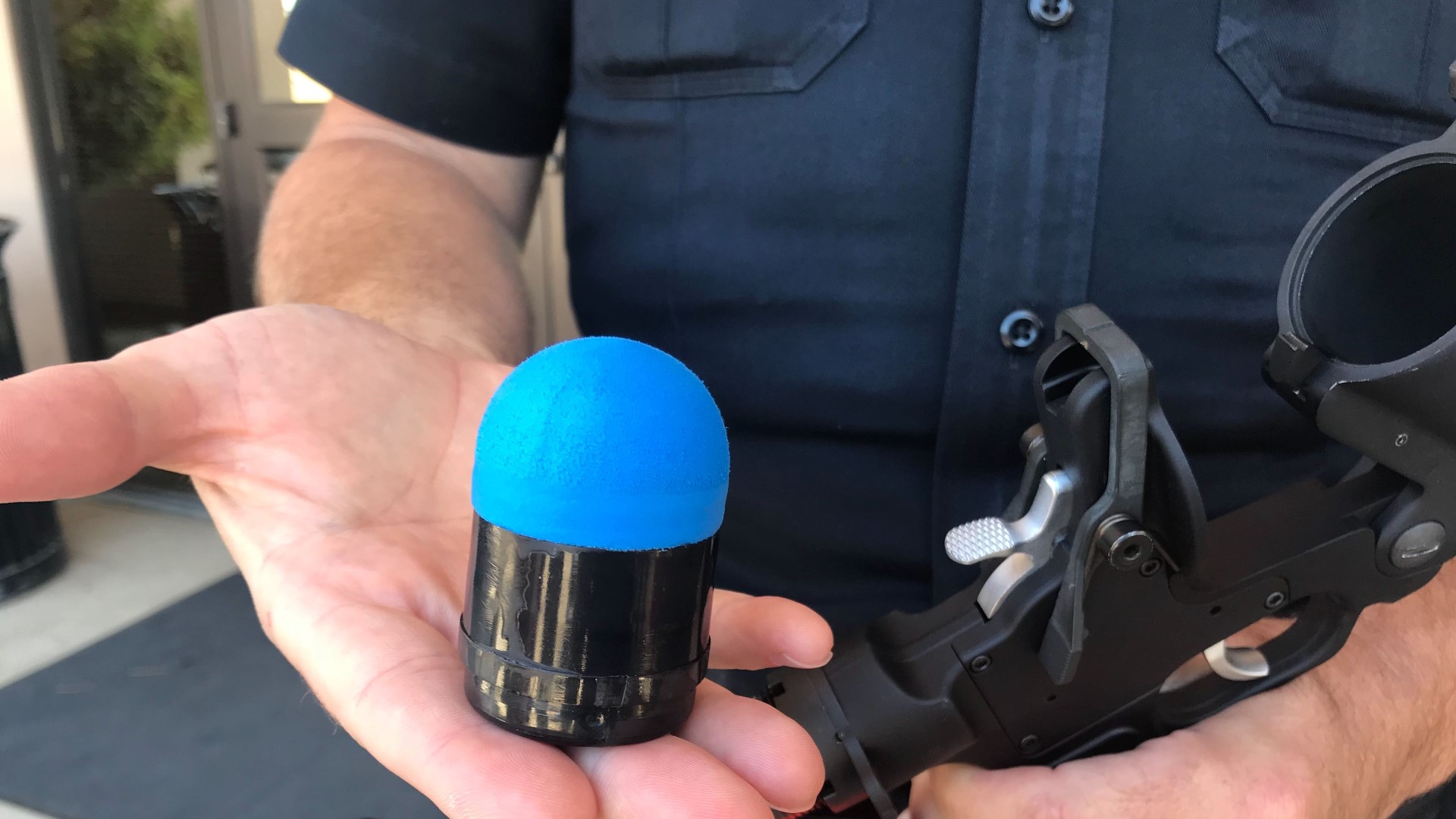 Police officers at Stanislaus State University have a new option available when attempting to stop suspects, according to the school's police department. Previously only equipped with tasers and firearms, the officers will now have non-lethal "40mm launchers."