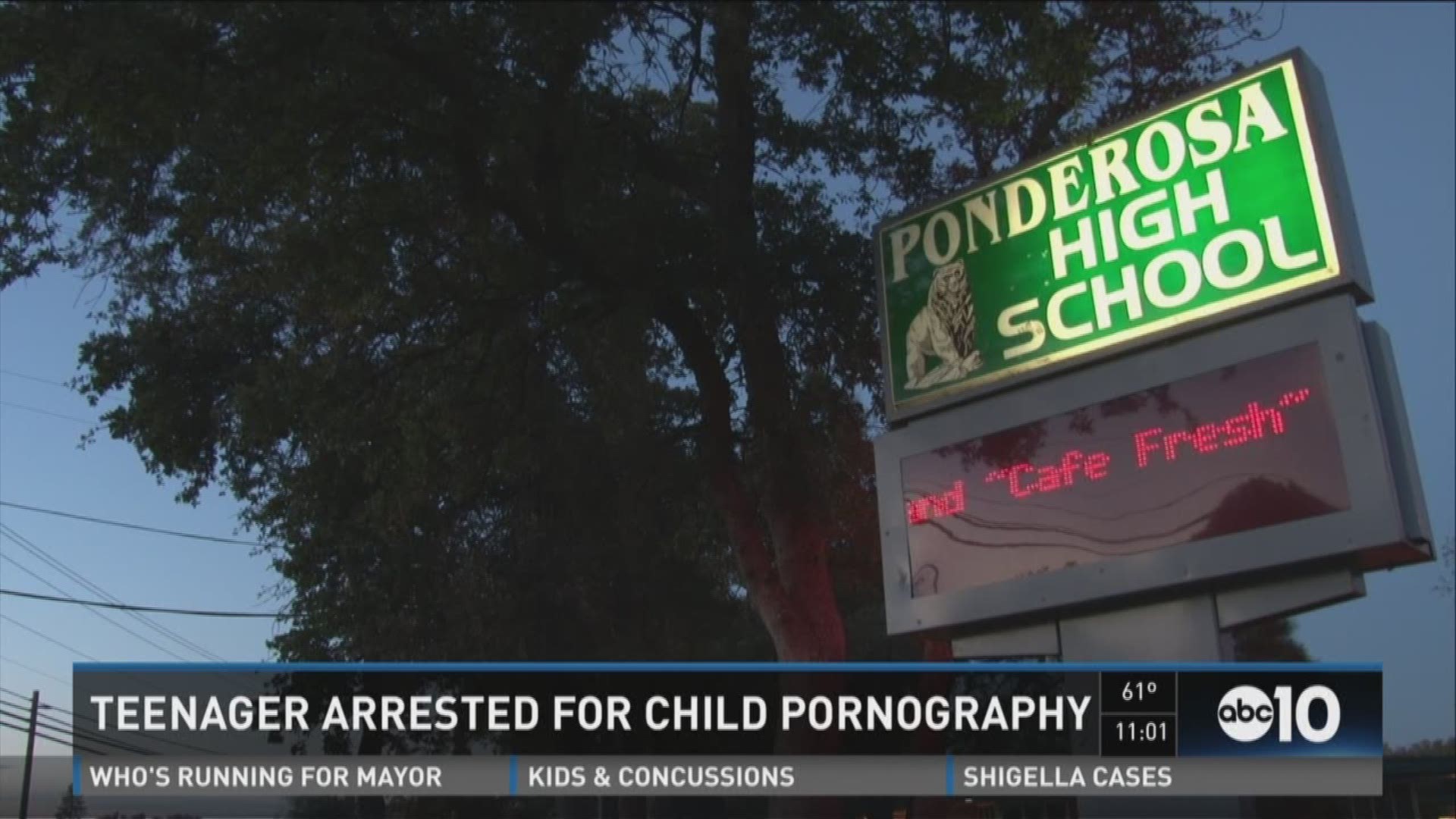 Teenager arrested for child pornography | abc10.com