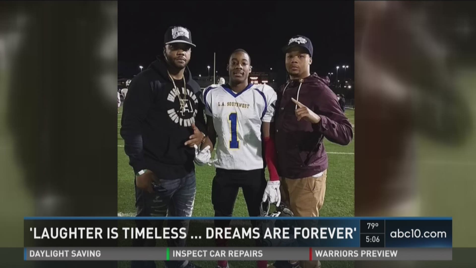 The former football player from Sacramento High School was supposed to walk the stage tonight at Memorial Auditorium, but he was shot and killed over the weekend. June 13, 2016