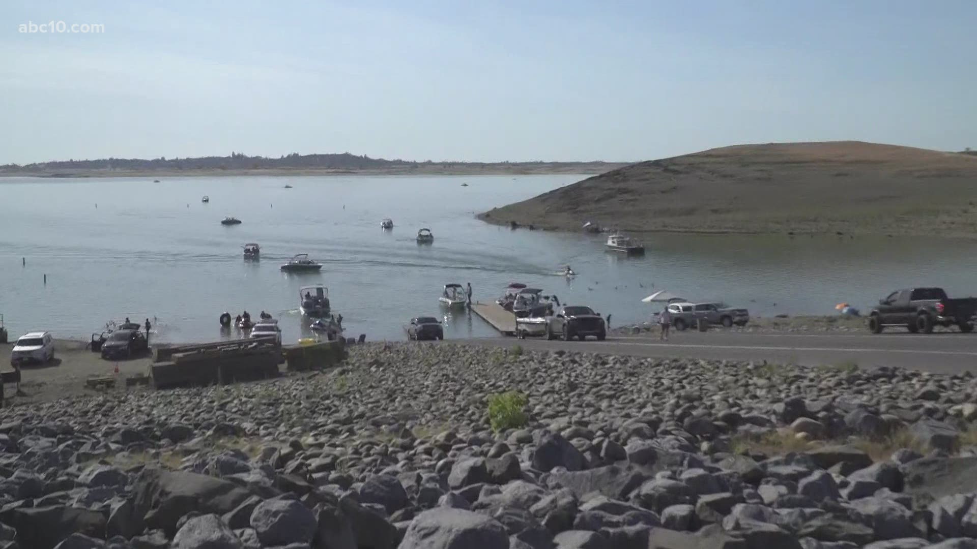 Mike Duffy was at Folsom Lake where many people came out hoping to avoid the sun with a water-filled day of fun.