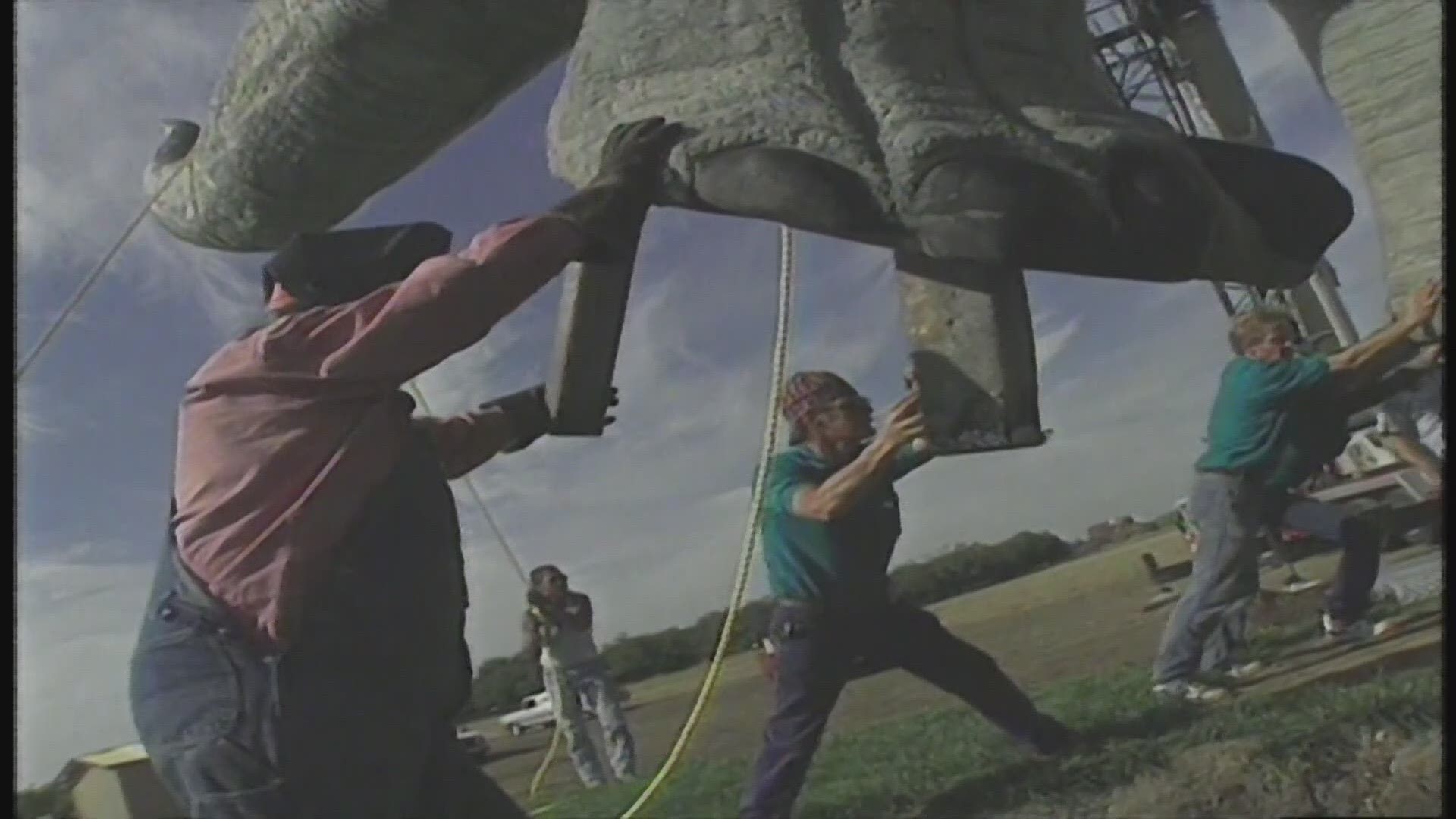 The drama over Dixie the Dinosaur continues. The beloved 70-foot-tall fiberglass statue is now wrapped up in a million-dollar civil lawsuit.