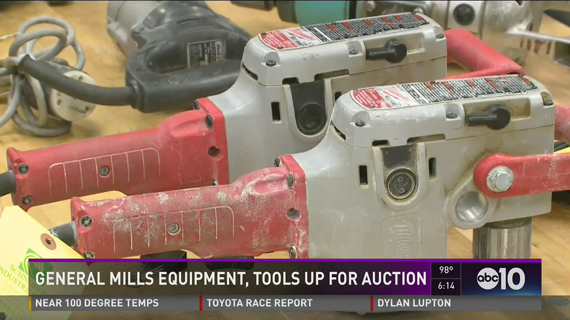 General Mills gets ready to auction off equipment and tools in Lodi. (June 21, 2016)