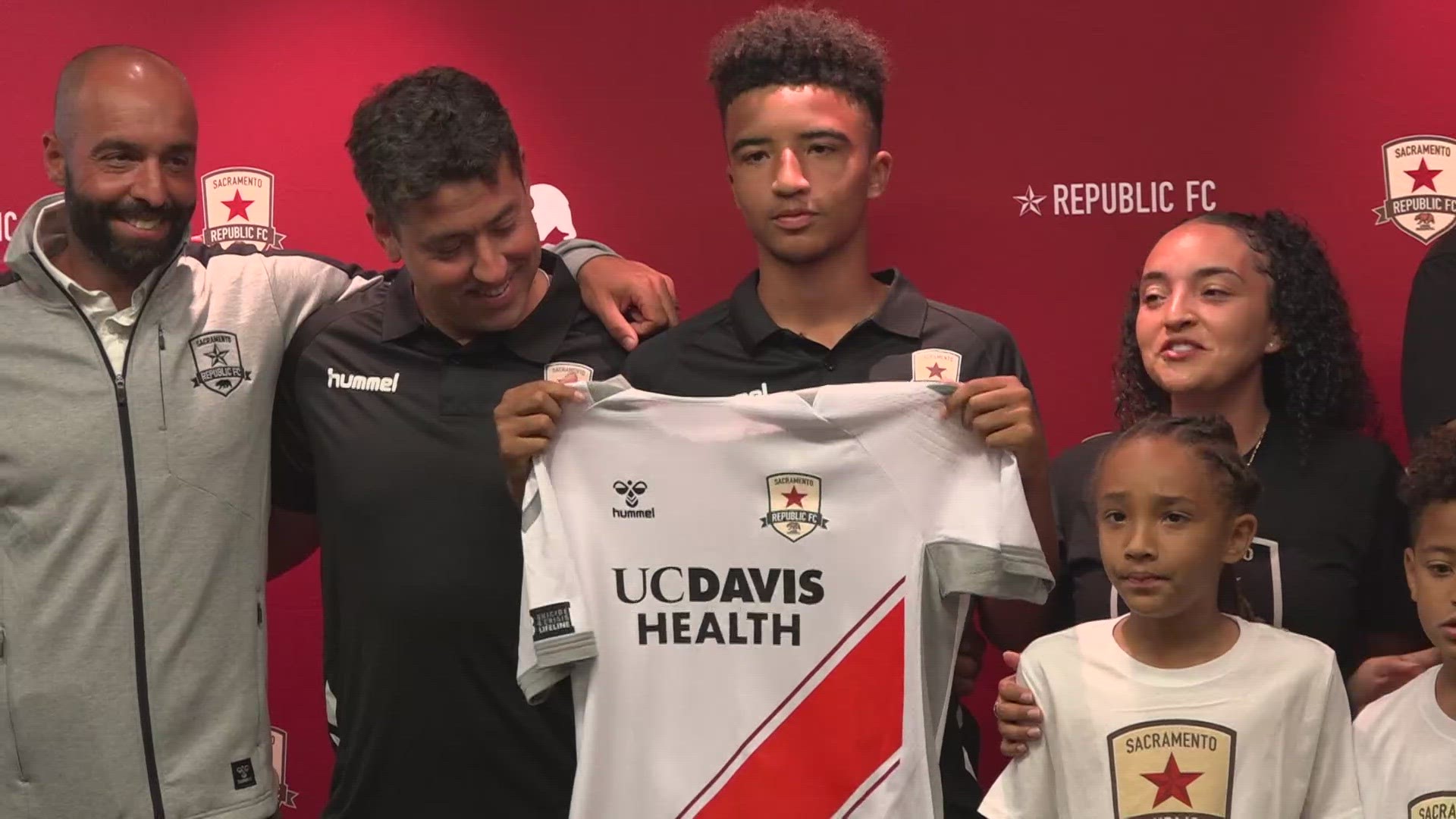 Da'vian Kimbrough was part of the club's youth development academy. He just signed his first professional contract.