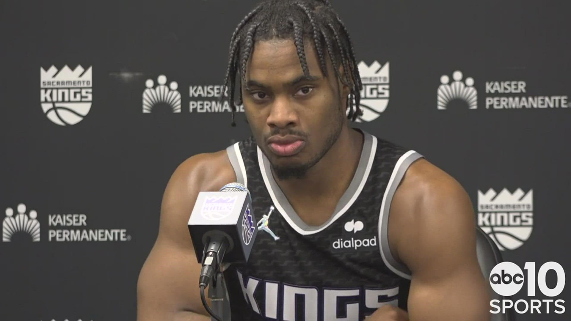 Kings' Davion Mitchell reacts to epic record-setting performance as a rookie