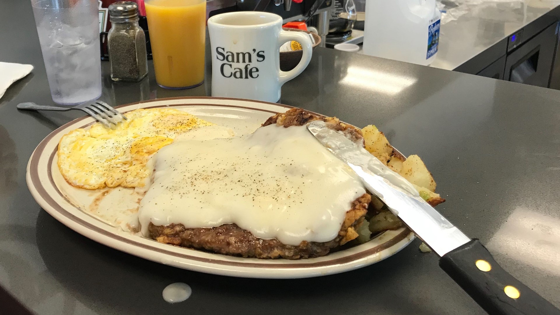 Sam's Cafe in Ceres lost everything after a devastating fire the day after Thanksgiving in 2017. It took longer than expected to recover, but on Thursday, the hometown restaurant is back open for business and ready to continue serving the community.
