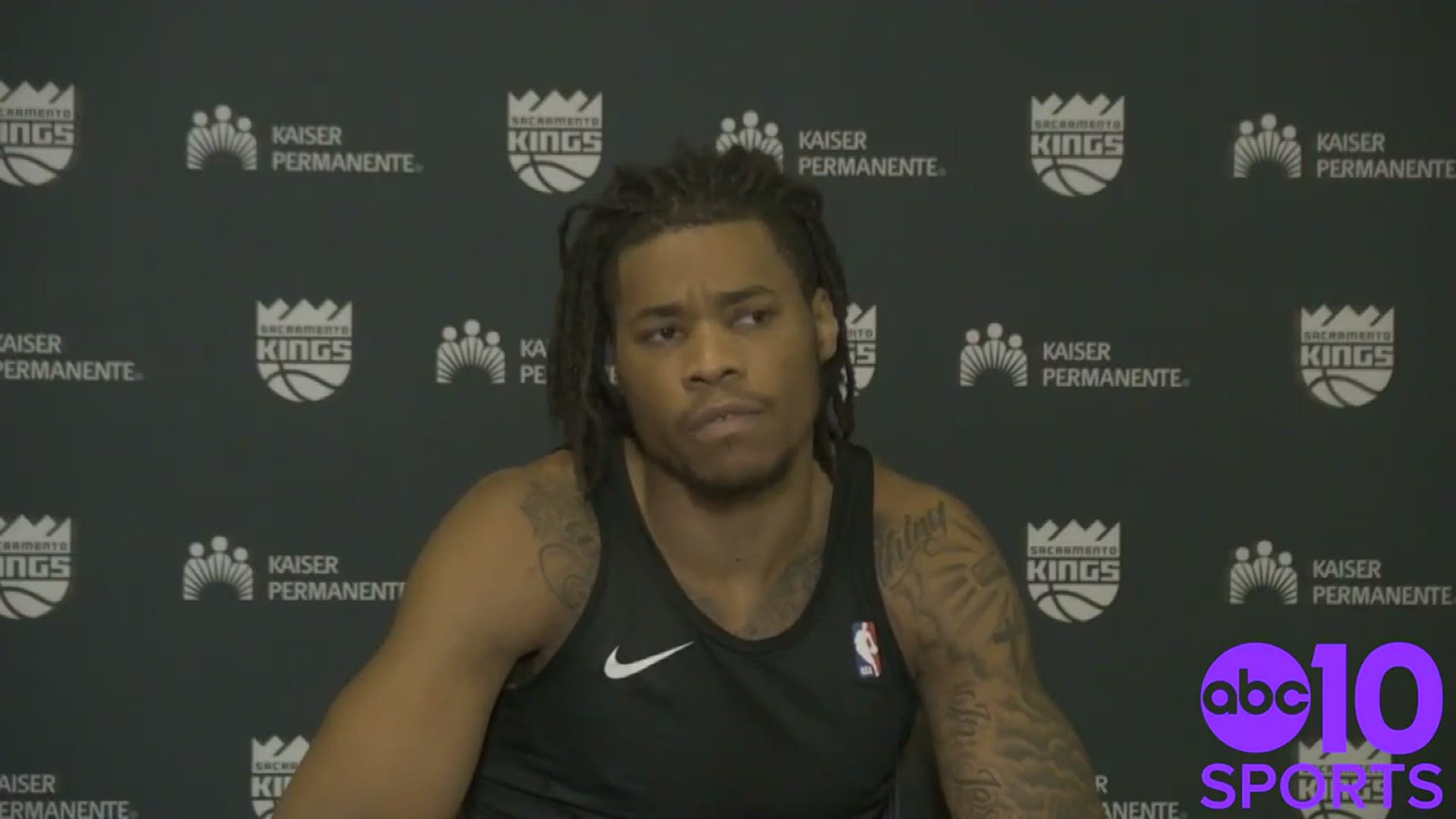 Kings center Richaun Holmes praises Sacramento’s defense and physical presence, as well as the 14 team blocks in Friday's 103-94 victory over the New York Knicks.