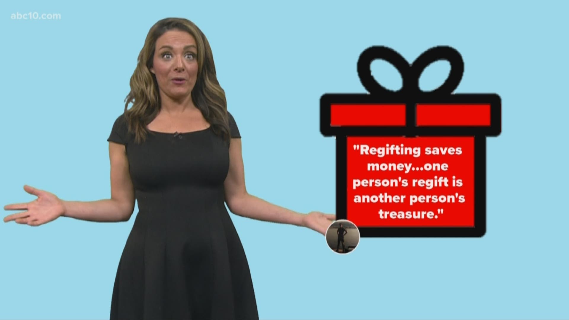 According to Emily Post, re-gifting is a big no-no, but ABC10's Brittany Begley considers herself a proud member of the Real Housewife Of Coupon County.