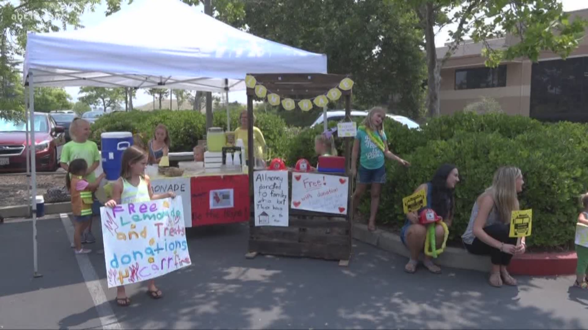 Since last week, concerned Folsom residents have raised more than $5,000 to benefit victims of the Carr Fire in Redding by selling lemonade and sweet treats. 