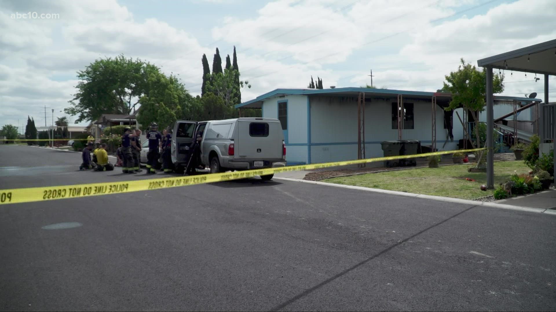 According to the Sacramento Fire Department, firefighters arrived on the scene of a mobile home fire and extinguished the blaze.