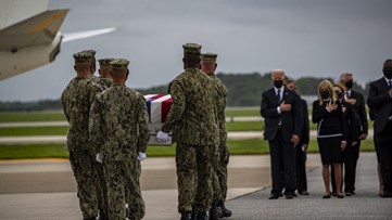 Memorial and procession for fallen Marine Sgt. Nicole Gee | Need to Know