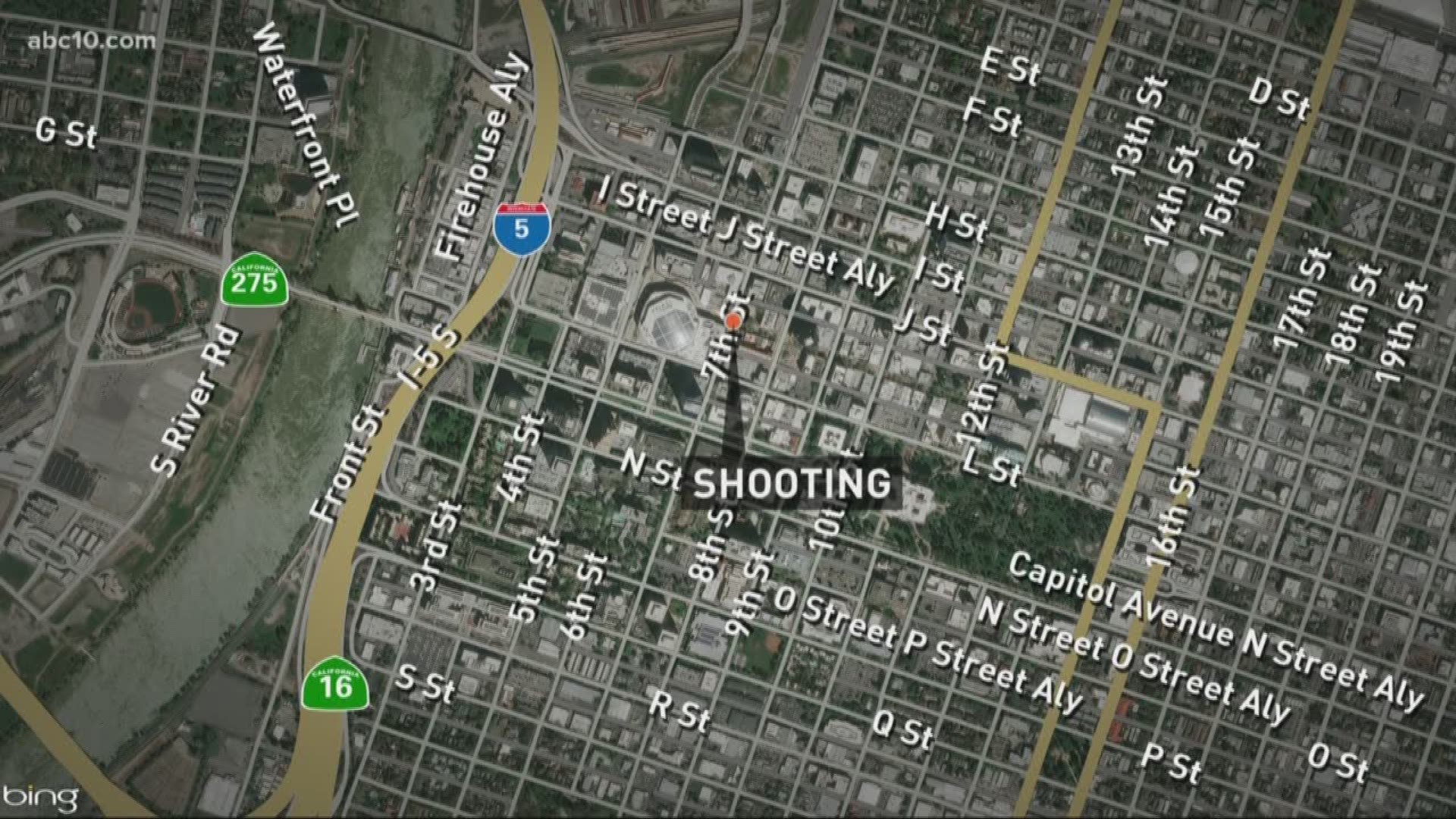 Two men are dead and two others are injured after a shooting near Golden 1 Center early Sunday morning, according to to the Sacramento Police Department. Police said the shooting happened around 1:47 a.m. near 7th and K Streets.