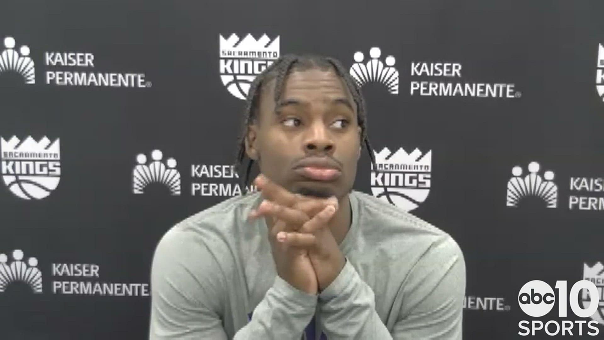 Following the Kings 116-109 victory over the Phoenix Suns in the season finale, Davion Mitchell talks about wrapping up his rookie season in the NBA.