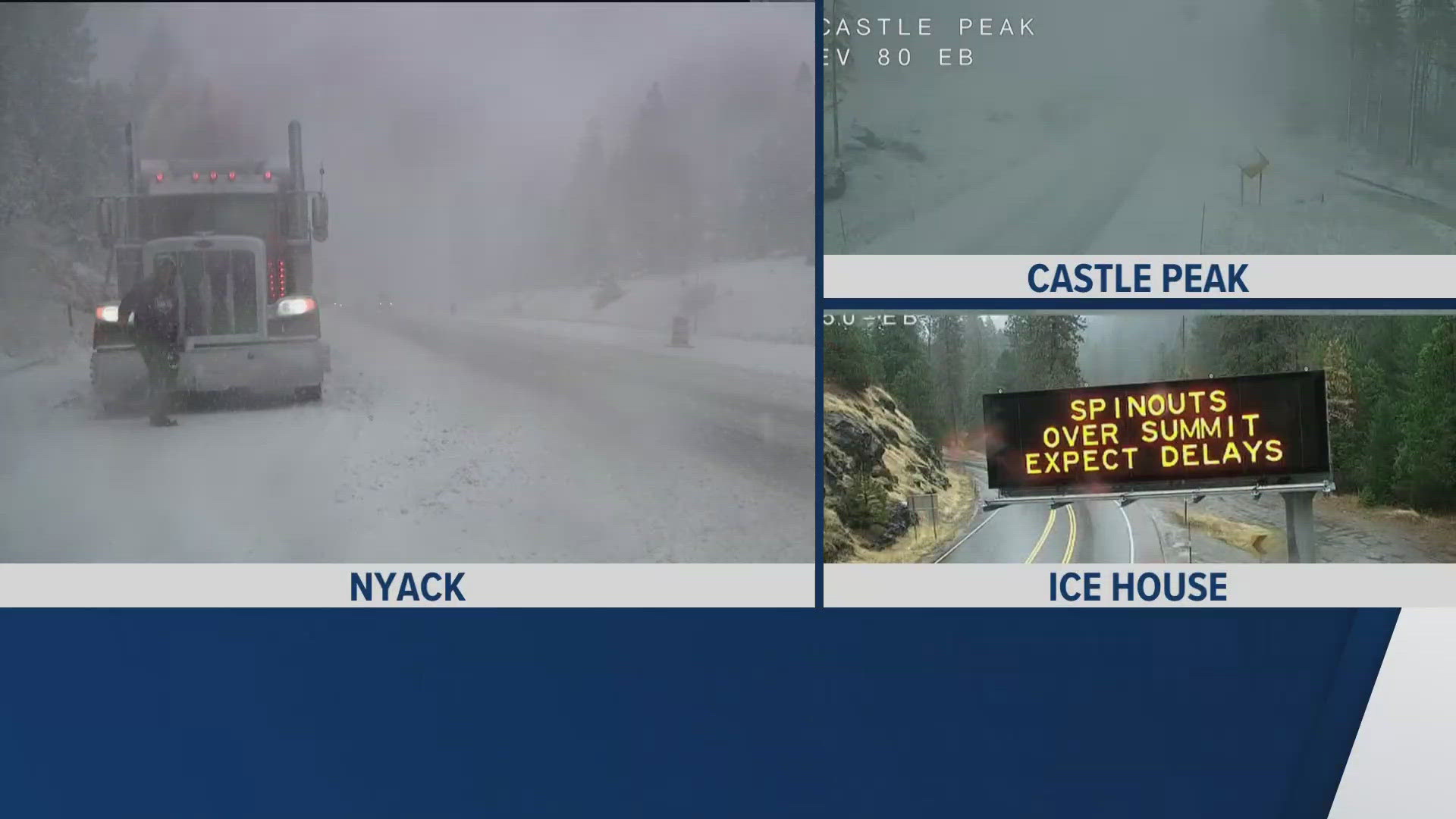 Heavy rain and snow pelted the parts of the valley and Sierra in Northern California.