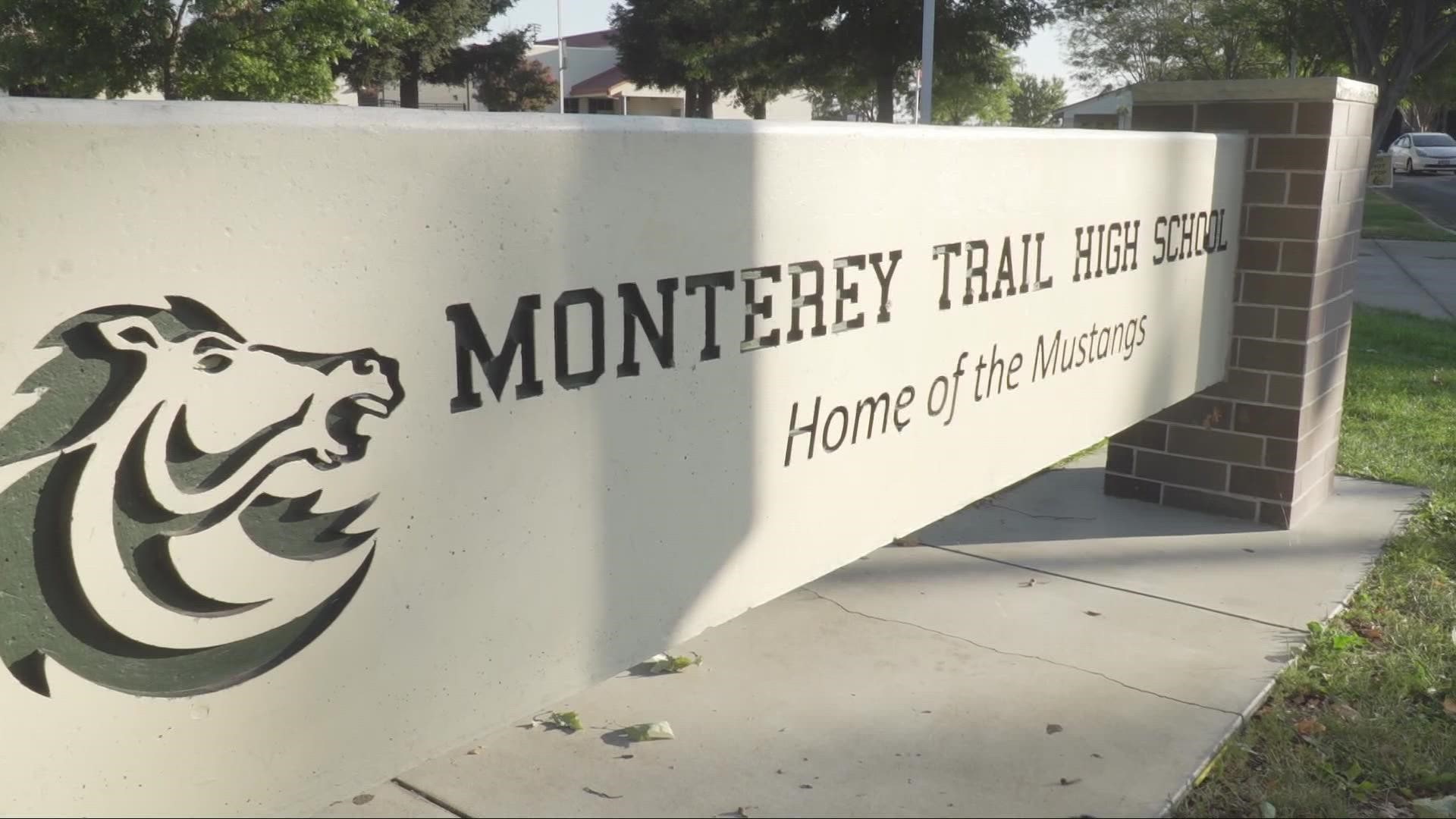 After a violent attack to a 15-year-old student at Monterey Trail High School by another student, the victim's father addresses the school's response.