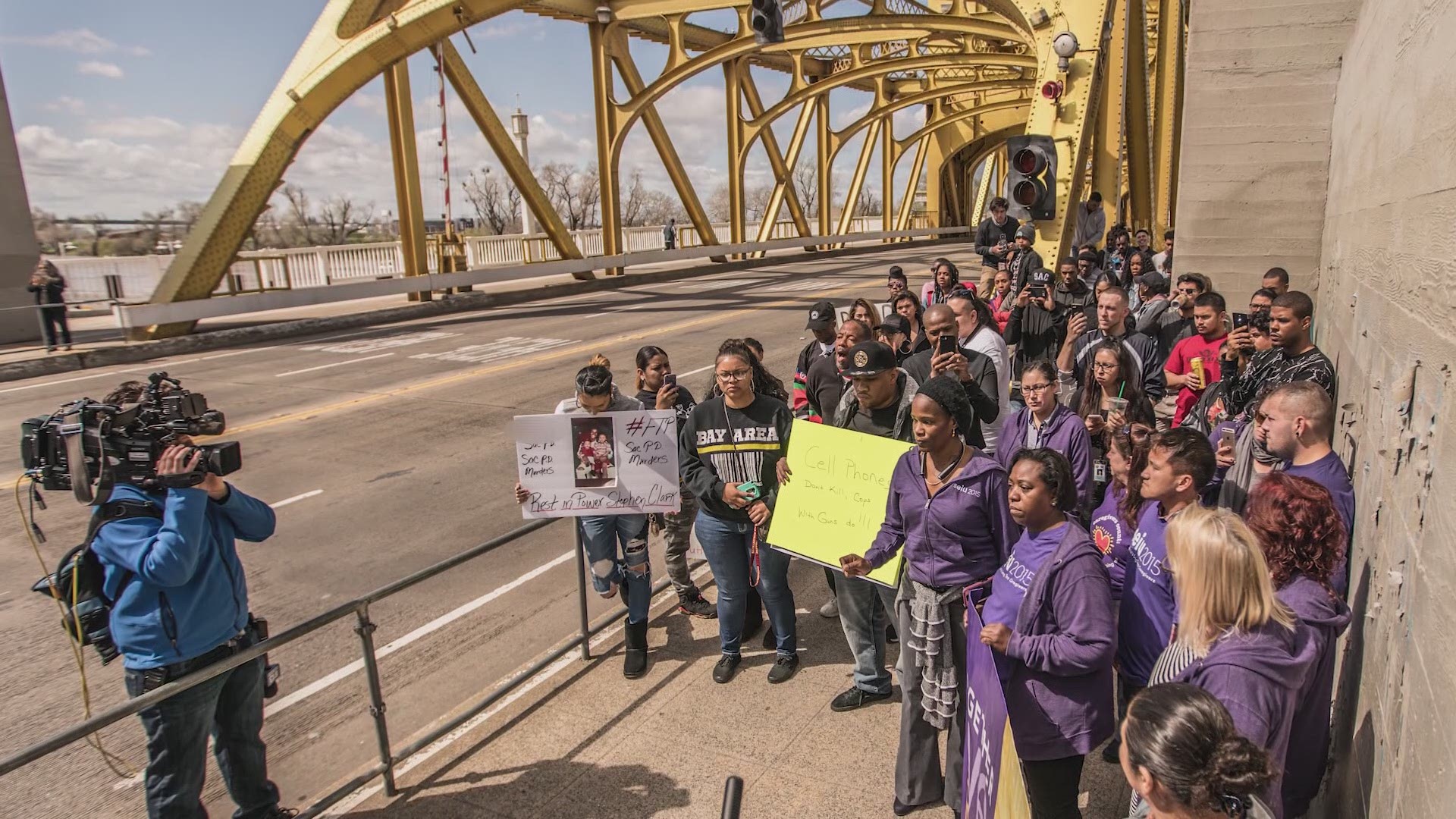 The collection of photos shows a wide range of raw emotion during day two of the Stephon Clark protests. (Mar. 23, 2018)