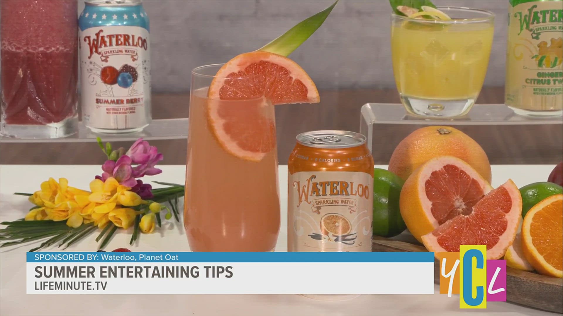 The must-have guide to entertaining this summer is just in time for Memorial Day. This segment is paid by Waterloo and Planet Oat.