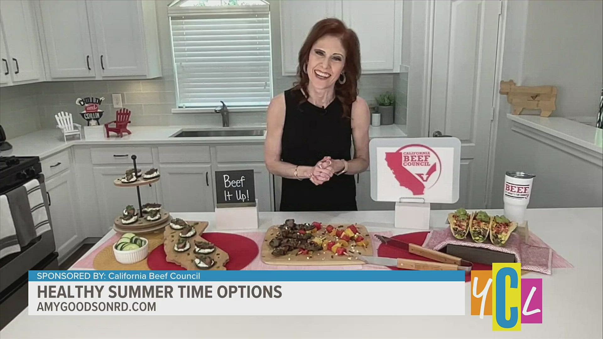 Let's beef up our summer snacks with bites that are delicious, nutritious, and heart healthy! This segment paid for by the California Beef Council.