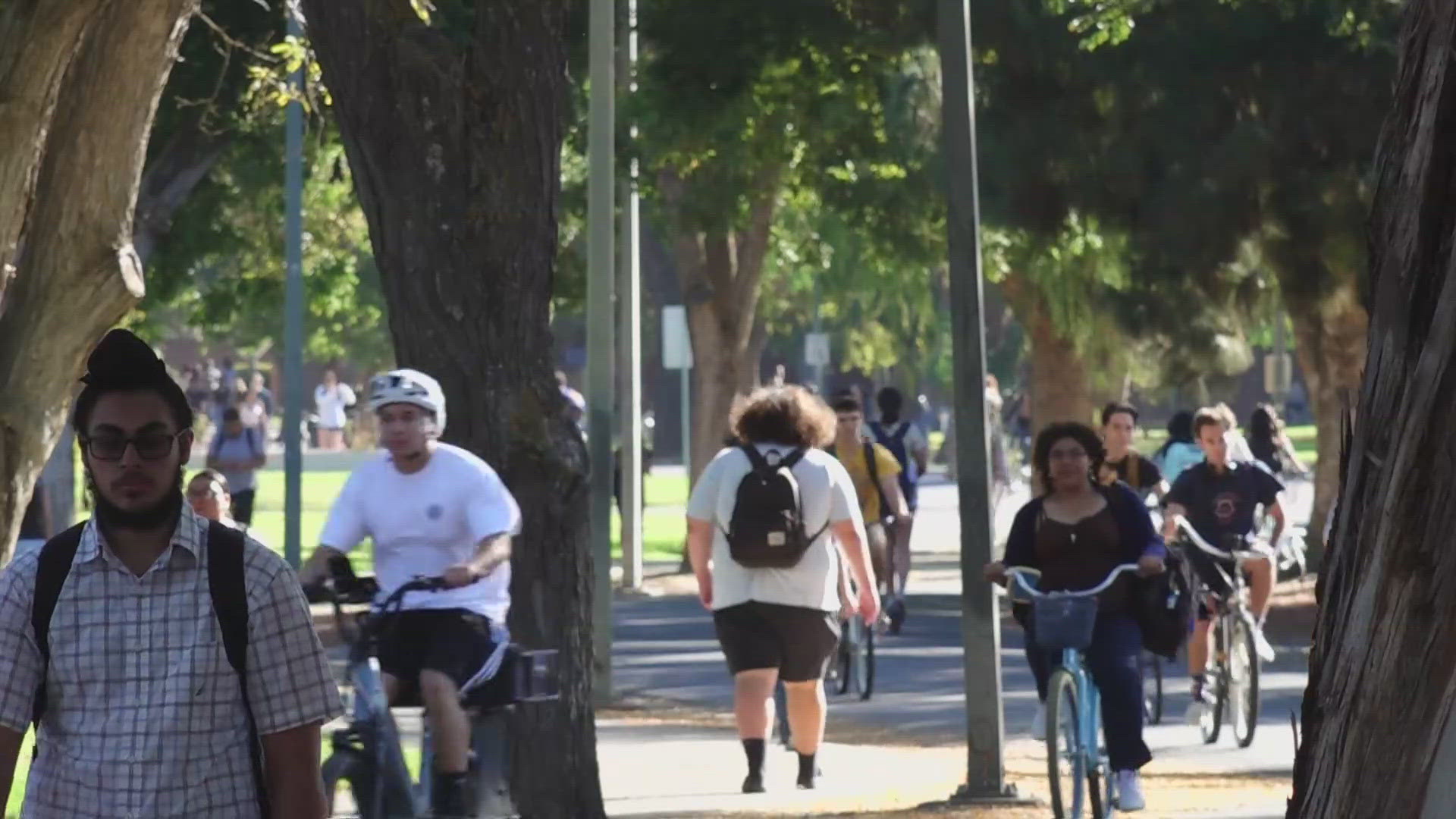 The fall semester at UC Davis is underway, and students are learning the ins and outs when it comes to getting around campus on a bike.