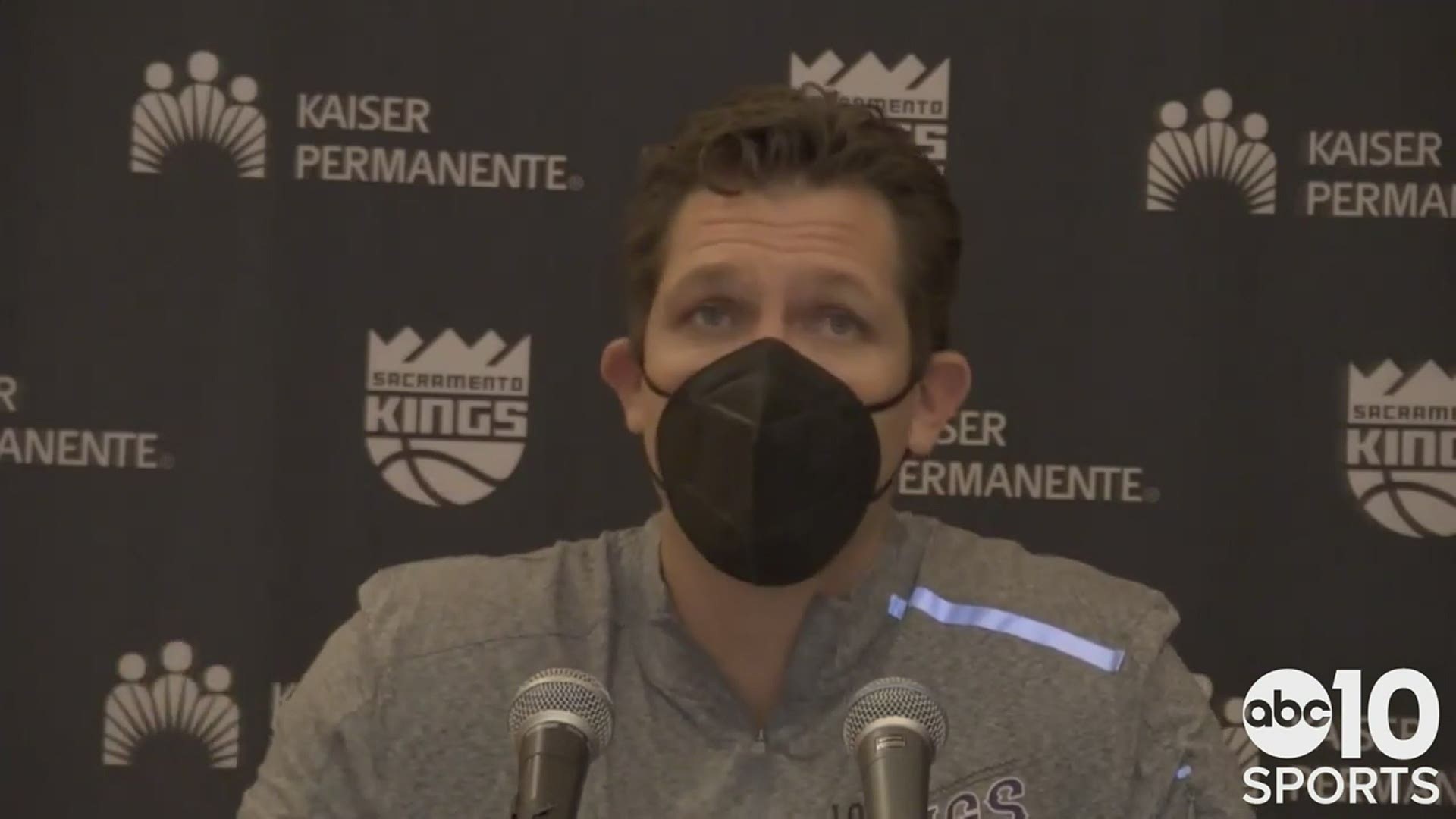 Sacramento Kings head coach Luke Walton discusses Wednesday's 121-119 victory over the Wizards in Washington DC & De'Aaron Fox's game-winning shot.