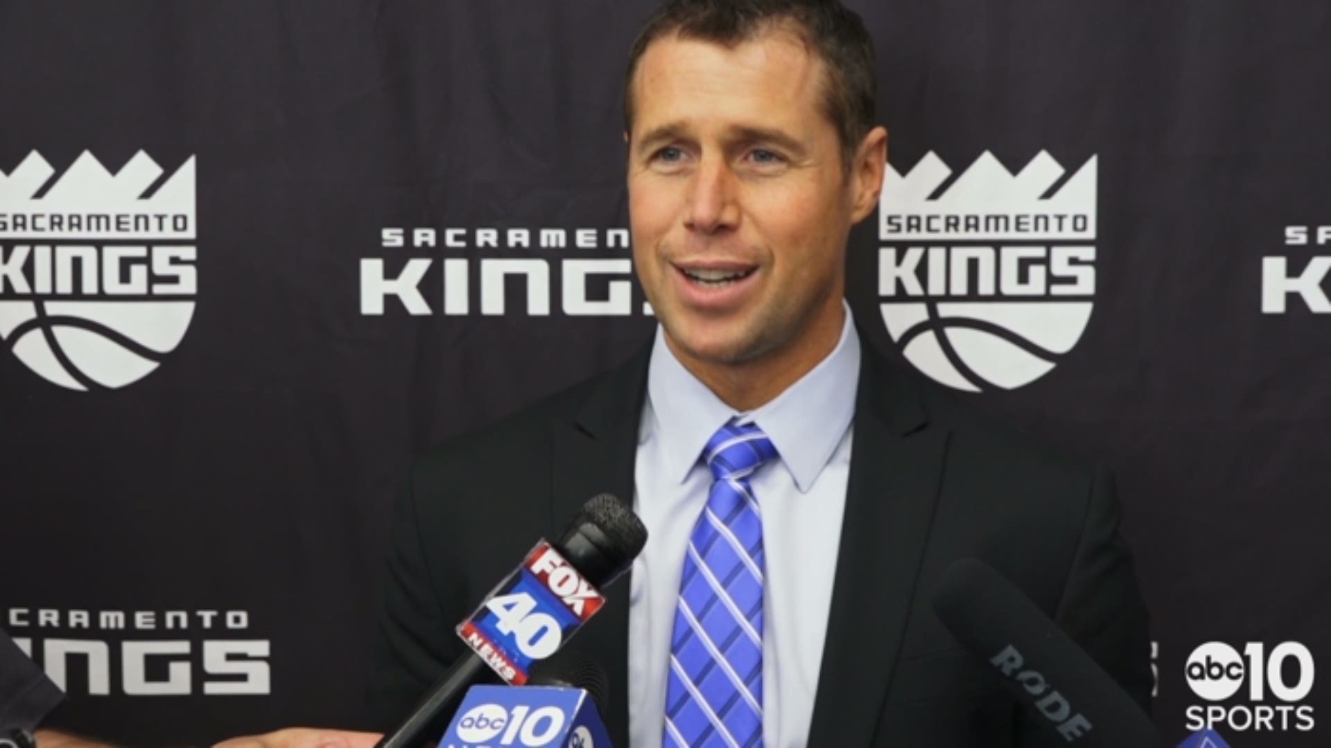 Kings head coach Dave Joerger meets with the Sacramento media on Monday to discuss the opening of training camp, wanting to play a fast paced offense and the challenges ahead for his young team.