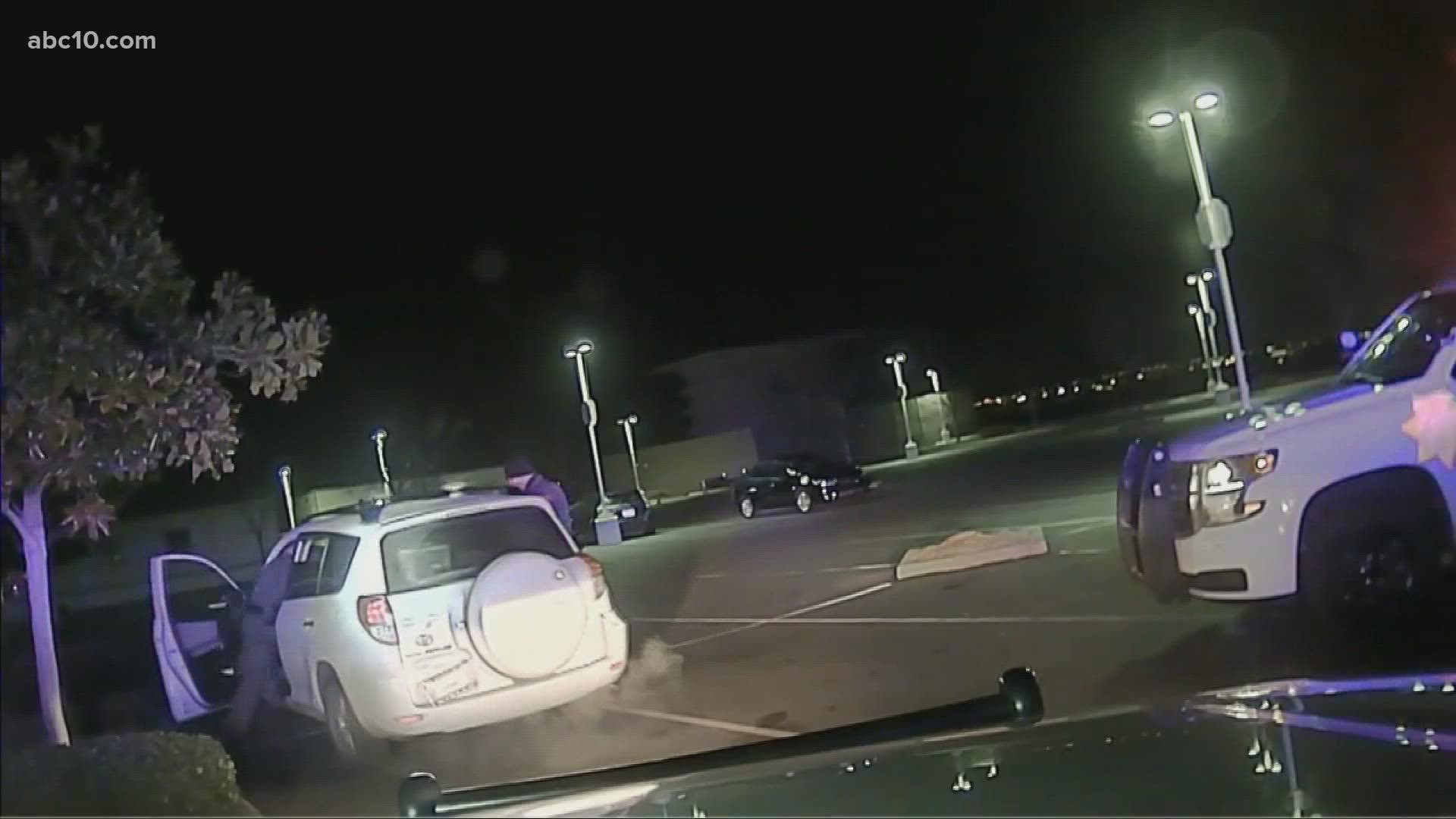 The Placer County Sheriff's Office released video of a deputy that was dragged and a father who was shot after being stopped for a minor traffic violation.