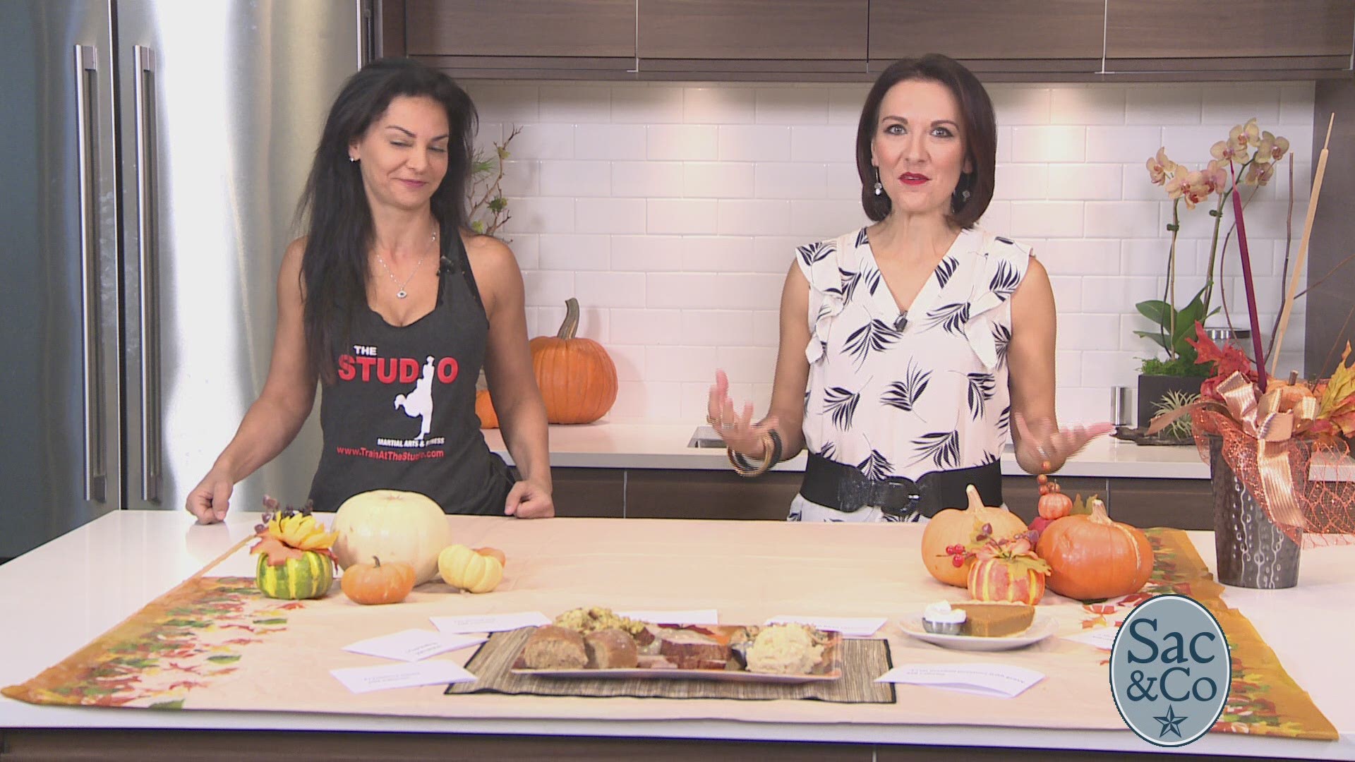 Master Amitis Pourarian gives us a reality check on just how many calories are in our Thanksgiving dinner and she shows us what it'll take to burn those calories off!
