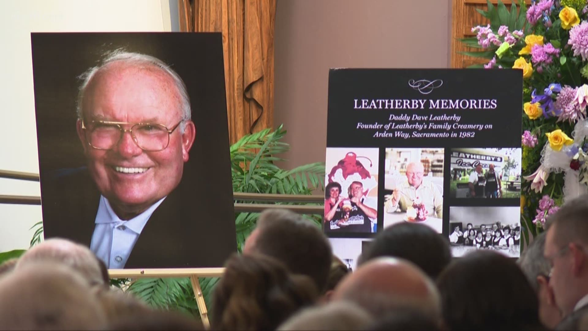 Family, friends, and members of the community filled Our Lady of Assumption parish, Monday morning, to celebrate the life of Dave Leatherby, known to the community as “Daddy Dave,” the founder of Leatherby's Family Creamery.