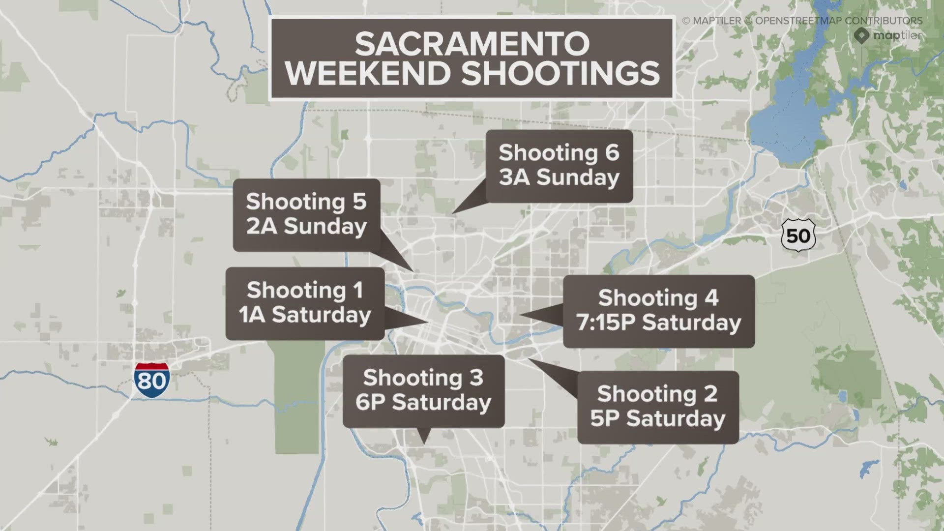 All these shootings were in a span of 26 hours.